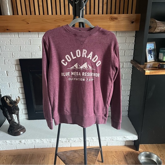 Colorado Crewneck Maroon Sweater - Picture 1 of 4
